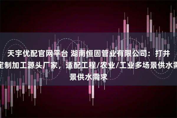 天宇优配官网平台 湖南恒固管业有限公司：打井管定制加工源头厂家，适配工程/农业/工业多场景供水需求